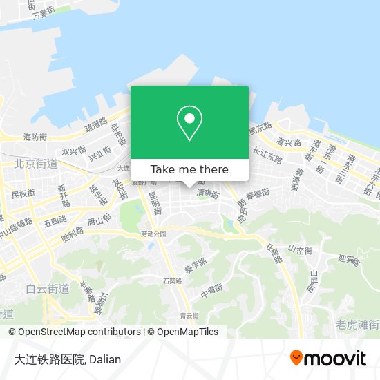 大连铁路医院 map