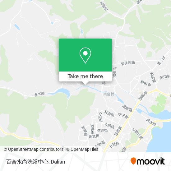 百合水尚洗浴中心 map