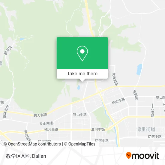 教学区A区 map