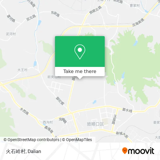 火石岭村 map