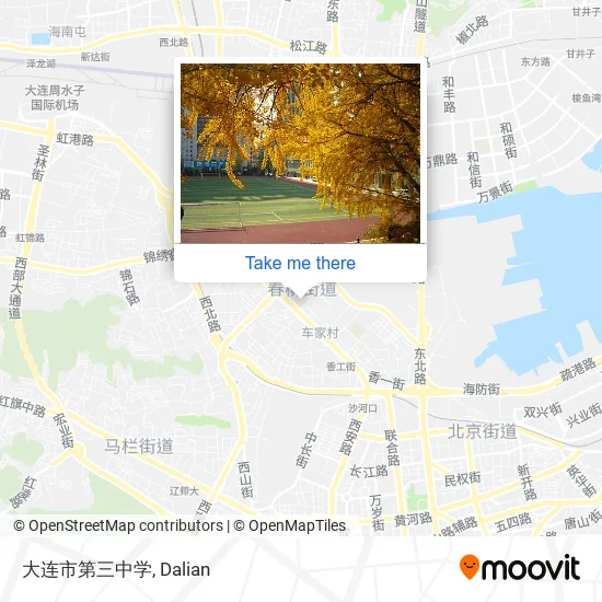 大连市第三中学 map