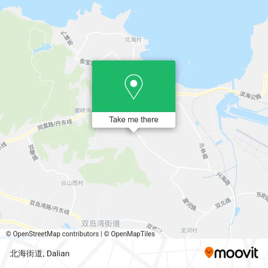 北海街道 map
