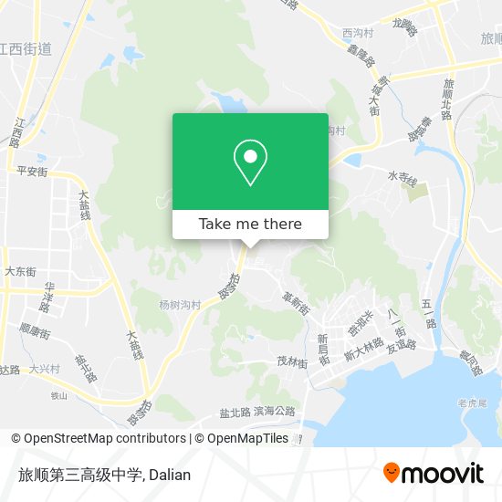 旅顺第三高级中学 map