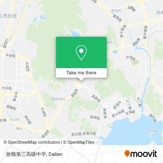 旅顺第三高级中学 map