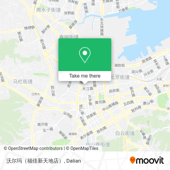 沃尔玛（福佳新天地店） map
