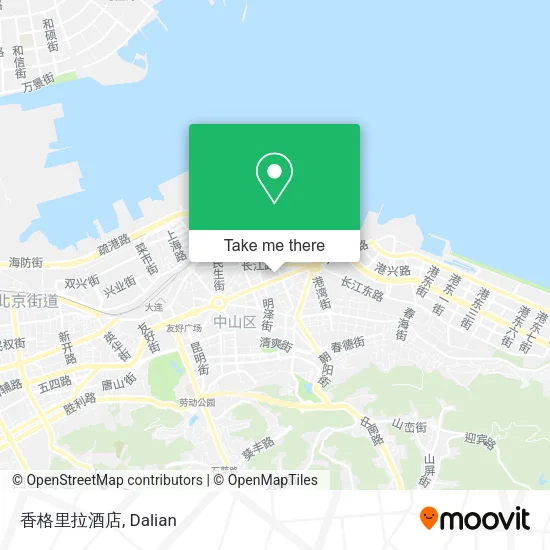 香格里拉酒店 map