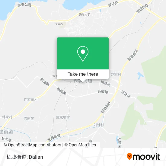 长城街道 map