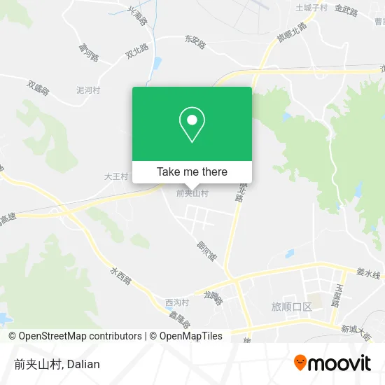 前夹山村 map