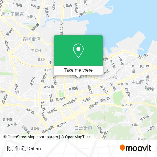 北京街道 map