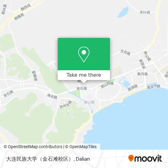 大连民族大学（金石滩校区） map