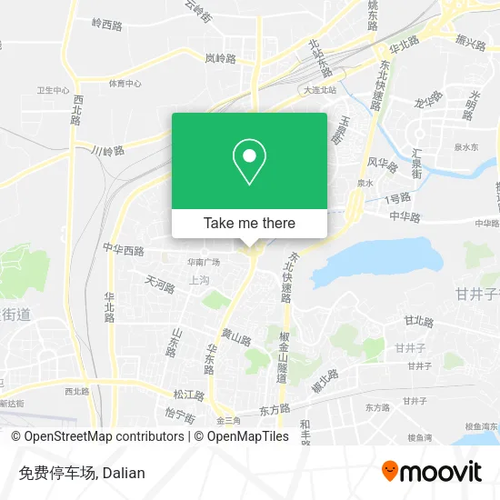免费停车场 map
