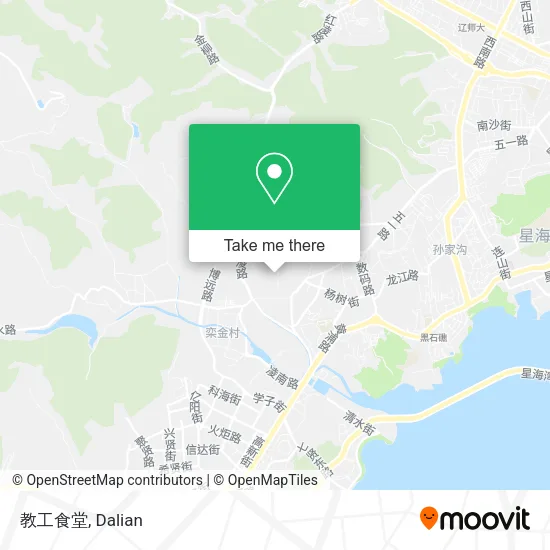 教工食堂 map