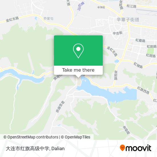 大连市红旗高级中学 map