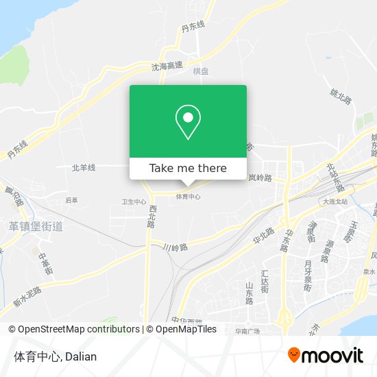 体育中心 map