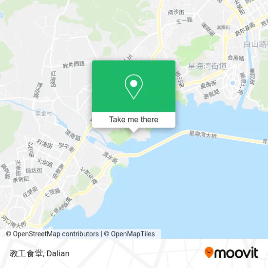 教工食堂 map