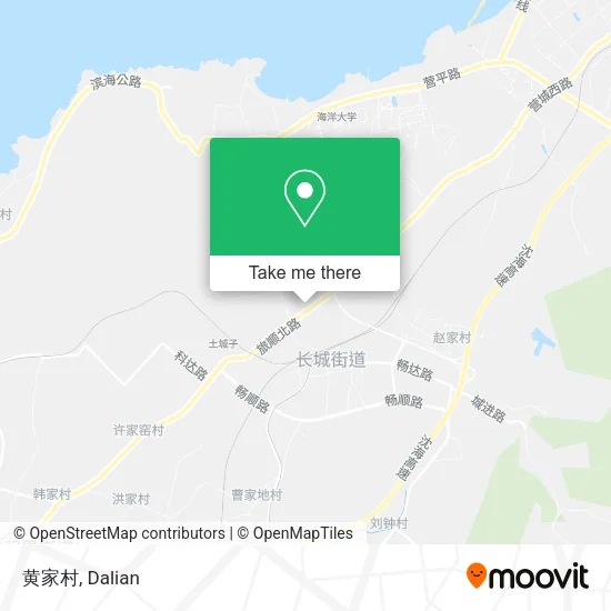 黄家村 map