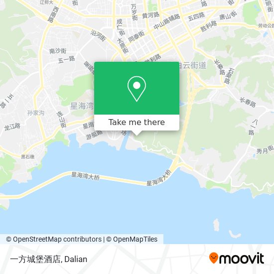 一方城堡酒店 map