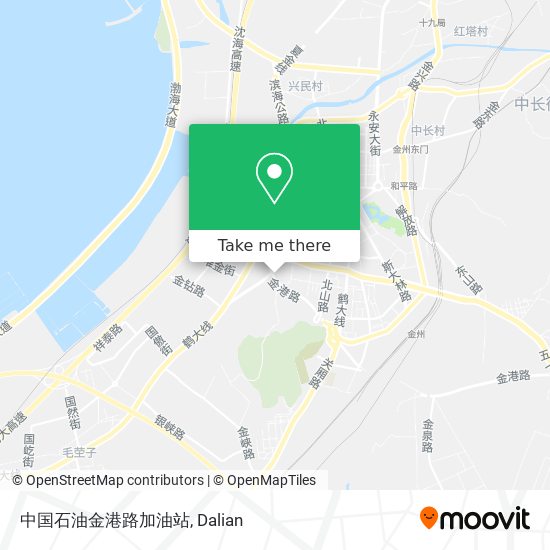 中国石油金港路加油站 map
