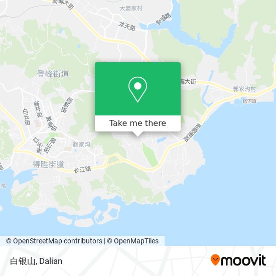白银山 map
