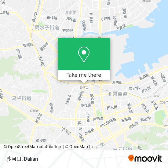 沙河口 map