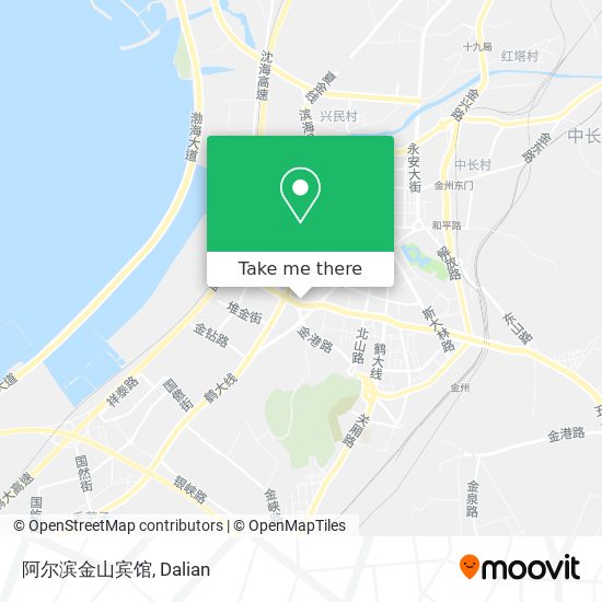 阿尔滨金山宾馆 map
