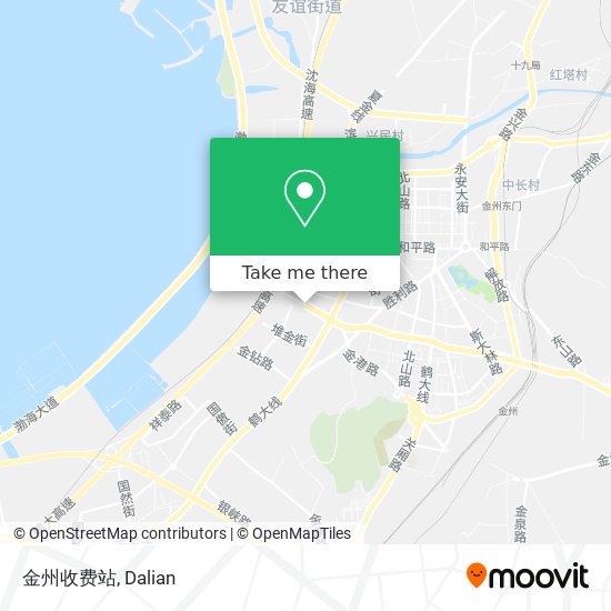 金州收费站 map