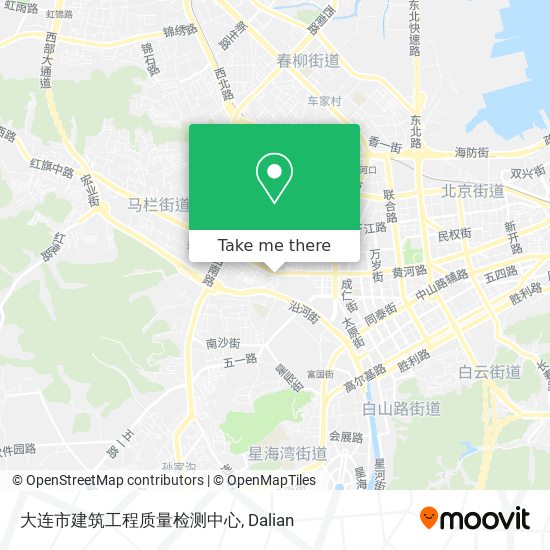 大连市建筑工程质量检测中心 map