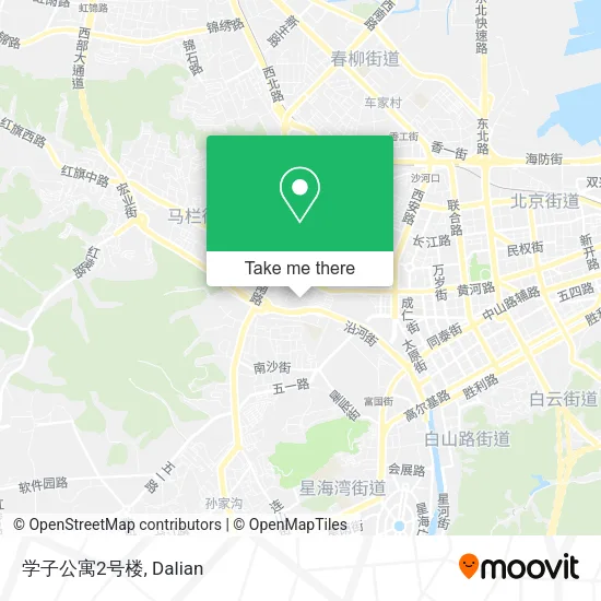 学子公寓2号楼 map