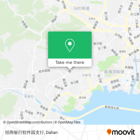 招商银行软件园支行 map