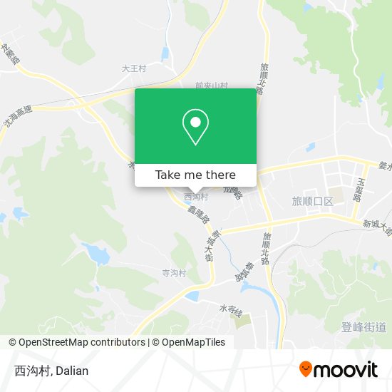 西沟村 map