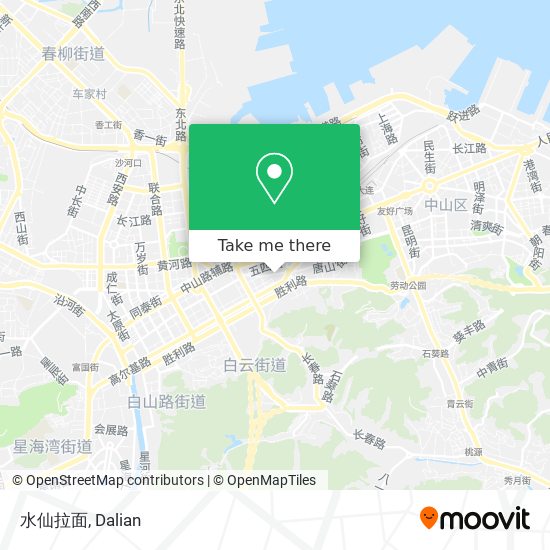 水仙拉面 map