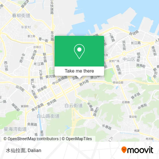 水仙拉面 map