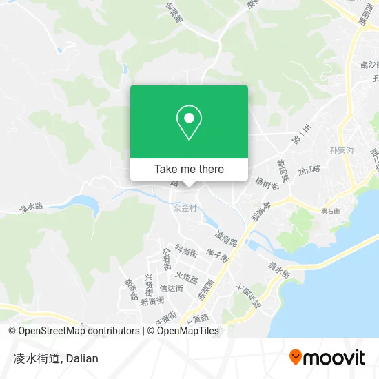 凌水街道 map