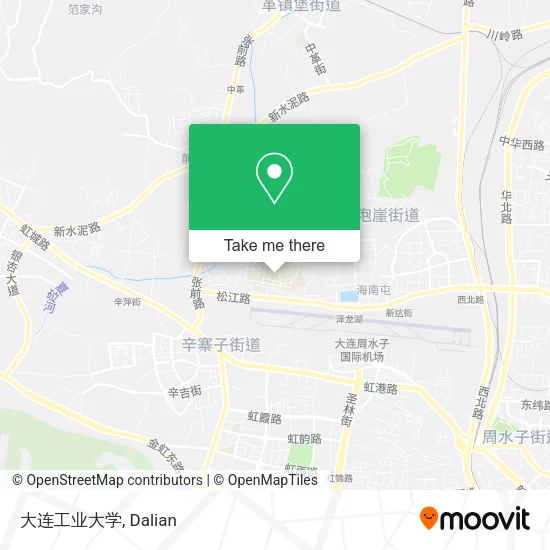 大连工业大学 map