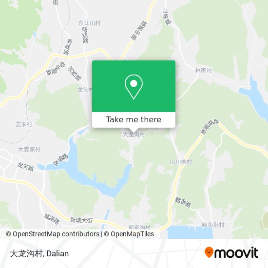 大龙沟村 map