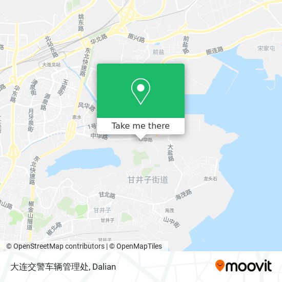 大连交警车辆管理处 map