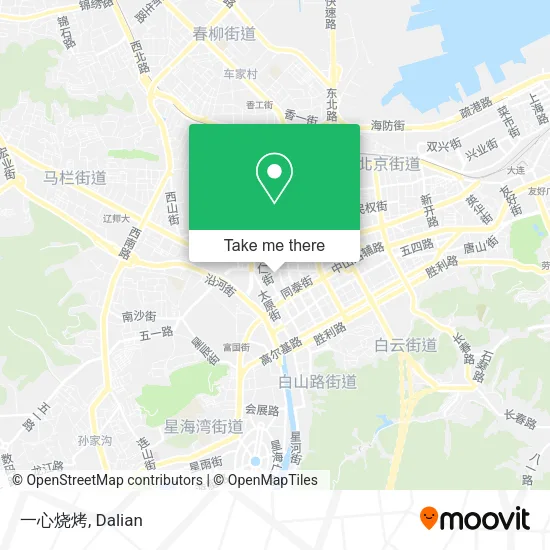 一心烧烤 map