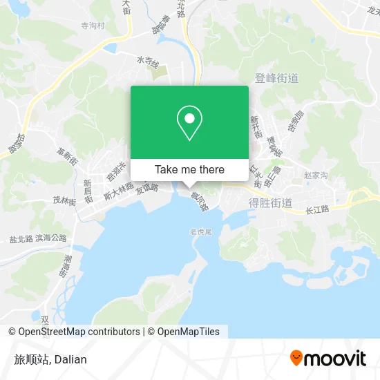 旅顺站 map