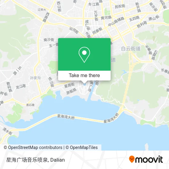 星海广场音乐喷泉 map