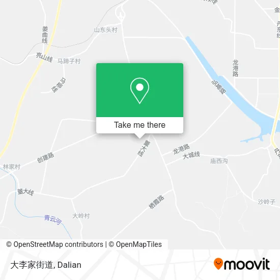 大李家街道 map