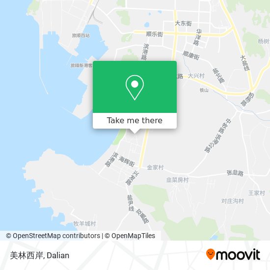 美林西岸 map