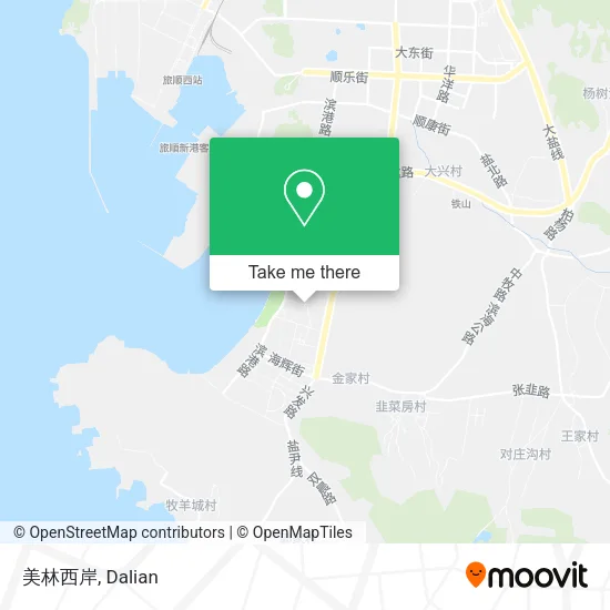 美林西岸 map