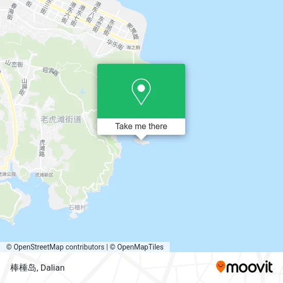 棒棰岛 map