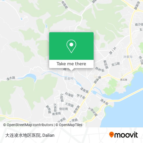 大连凌水地区医院 map