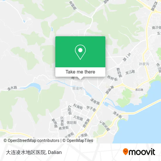 大连凌水地区医院 map