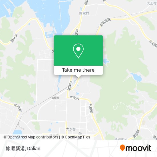 旅顺新港 map