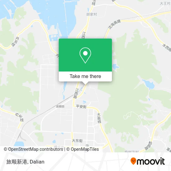 旅顺新港 map