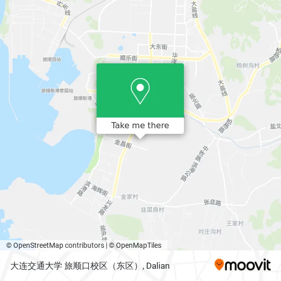 大连交通大学 旅顺口校区（东区） map