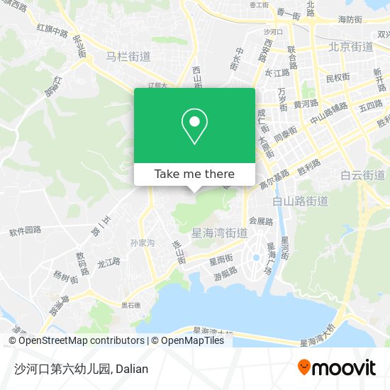 沙河口第六幼儿园 map
