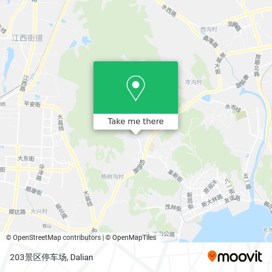 203景区停车场 map